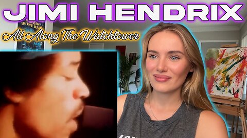 Jimi Hendrix-All Along The Watchtower!! Russian Girl First Time Hearing!!