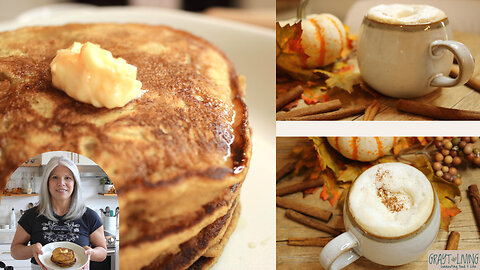 Autumn Inspired Pancakes and Coffee Recipe - How to make Pumpkin Spice Pancakes