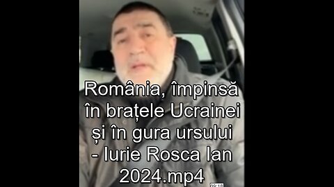 România, împinsă în brațele Ucrainei și în gura ursului - Iurie Rosca Ian 2024