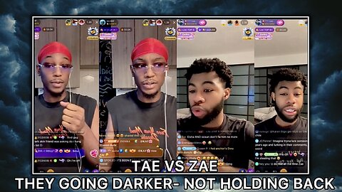 TAE VS ZAE ( THEY AT IT AGAIN ) GOING DARK WITH IT