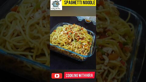 Chicken Spaghetti Recipe | Chinese Noodles Recipe | Cooking With Hira - CWH #shorts #youtubeshorts