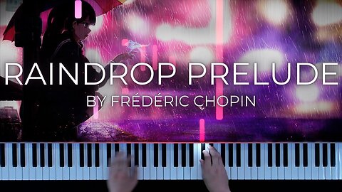 "Raindrop Prelude" Chopin (Piano Visualizer)