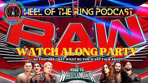 🟡WWE Monday Night Raw's Watch Along Party: Path to WrestleMania 40 Is Unveiled Join Us Live!
