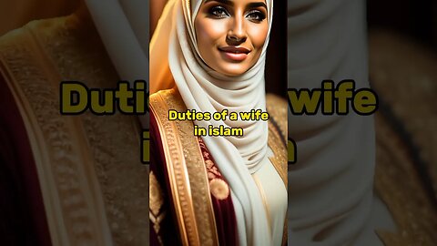 duties of a wife in islam #youtubeshorts #shortsfeed #wifeduties
