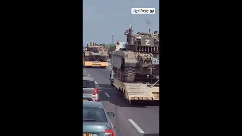 IDF transporting Merkava 3 Tanks to Southern Israel