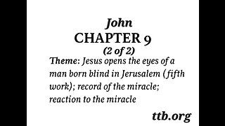 John Chapter 9 (Bible Study) (2 of 2)