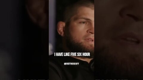 khabib tells you what it takes to succeed