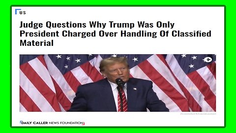 Why Was TRUMP Only President Charged for Possession of Classified Materials