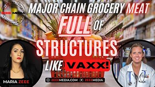 Dr. Ana Mihalcea - Major Chain Grocery Meat FULL of Structures Like VAXX!!! Australia & U.S.