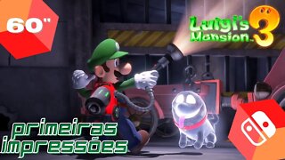 ⏰🎮 60Min: Luigi´s Masion 3- Switch - SEM COMENTÁRIOS