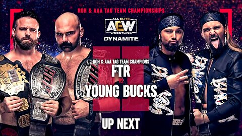 The Young Bucks vs FTR Dynamite 4.6.2022 Highlights