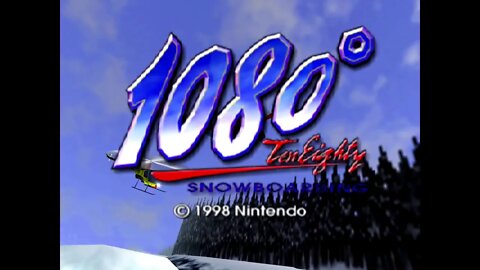 1080 Snowboarding N64 Gameplay ( i Am not good! lol )