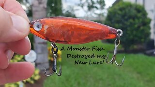 MONSTER Fish Ruined My New Lure!