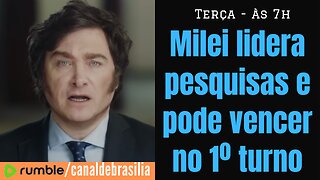 O Papa é comunista, afirma Milei