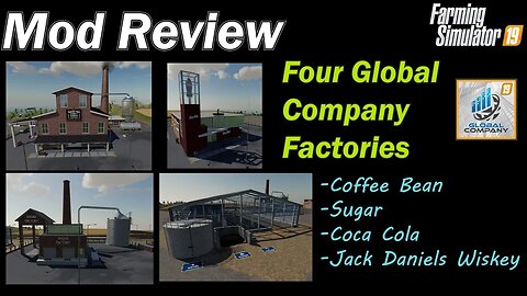 Mod Review - Coffee Bean, Sugar, Coca Cola and Whiskey Production