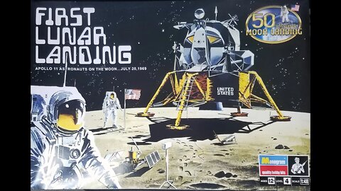 1/48 Monogram First Lunar Landing "50th Anniversary" Review/Preview
