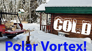 North Pole Temperatures - How Long Will It Take To Heat Small Log Cabin With Tiny Wood Burning Stove