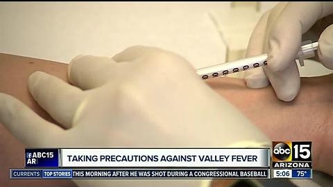 Taking precautions against Valley Fever