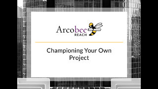 006 - Championing Your Own Project