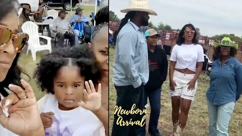 Lisa Raye Takes Bella To The Rodeo During Granny Duty! 🤠