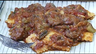 Sweet Italian Sausage & Ravioli Marinara