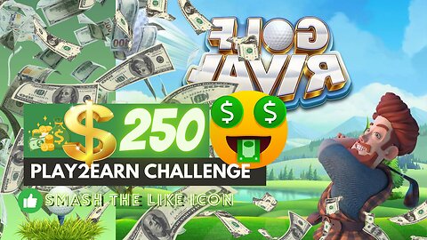 Golf Rival $250 play2earn Challenge Stream #1 | Journey To LvL 9