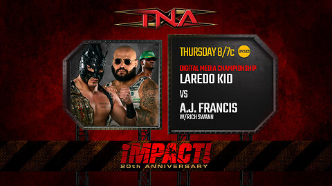 Laredo Kid vs. AJ Francis: Digital Media Title Clash! #shorts