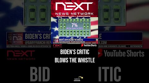 Biden’s Critic Blows The Whistle #shorts