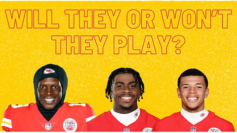 Will these three offensive skill players be available for the Chiefs in the Super Bowl?