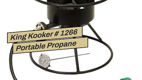 King Kooker # 1266 Portable Propane Outdoor Turkey Fryer, 29-Quart