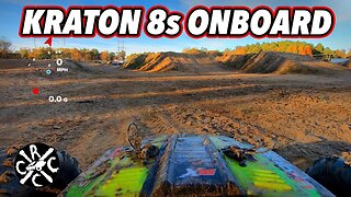 1/5 Scale Arrma Kraton 8s RAW Onboard GoPro Footage At Digger's Dungeon