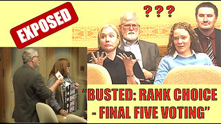 BUSTED: Manipulated Rank Choice Final 5 Voting