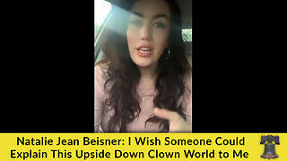 Natalie Jean Beisner: I Wish Someone Could Explain This Upside Down Clown World to M