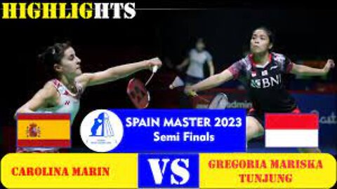 Great Match! Carolina Marin vs Gregoria Mariska Tunjung | Badminton Madrid Spain Master 2023