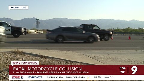 Tucson Police investigate deadly motorcycle collision near Pima Air and Space Museum