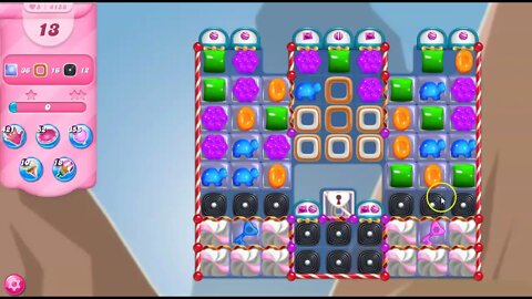 Candy Crush Level 4158 Talkthrough, 13 Moves 0 Boosters