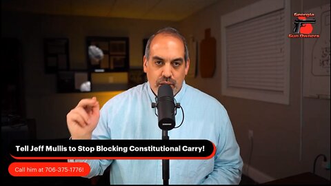 URGENT: Senate Rules Committee Stonewalling Constitutional Carry!