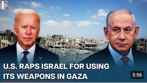 US says Isreal violated International Laws by using its Weapons in Gaza
