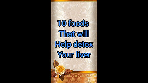 10foods that will help detox your liver