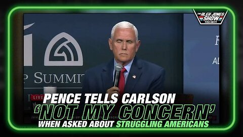 Not His Concern Pence Tells Tucker Carlson What He Thinks
