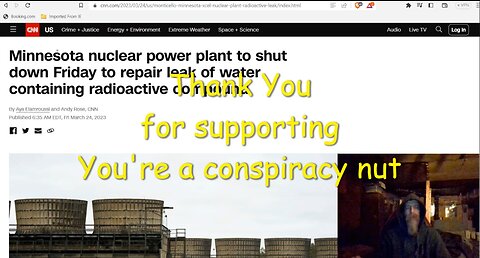 MINNESOTA NUCLEAR POWER PLANT LEAKING TRITIUM, POS IN DC, VIOLENT TORNADOES TEAR THROUGH MISSISSIPPI