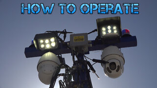 How to Operate the 45' Portable Solar Security Tower