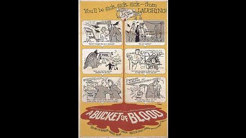 A Bucket of Blood . 1959 Comedy horror. Full Movie. HD