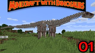 The Start of a Dino Journey - Minecraft: Fossils and Archeology [Ep 1]