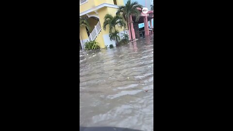 Roads flood in Fort Myers Beach, Florida, as Hurricane Idalia approaches the Gulf Coast,