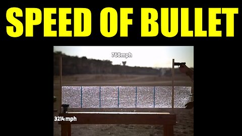 Speed Of A Bullet