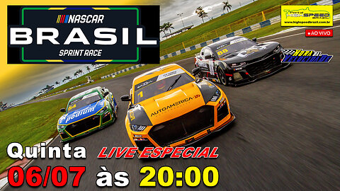 🔴 NASCAR BRASIL SPRINT RACE | LIVE ESPECIAL | AO VIVO