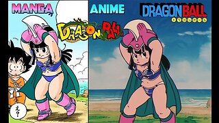 Kid Chichi Vs Master Roshi (Anime VS Manga) Comparisions