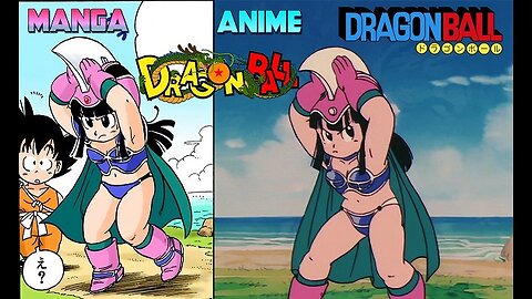 Kid Chichi Vs Master Roshi (Anime VS Manga) Comparisions