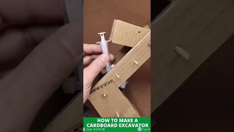 How to make a cardbord excavator